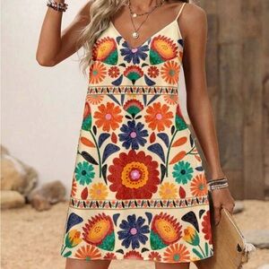 Floral Print Summer Dress